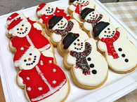 Snowman cookie treats