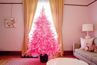 Mini Pink Christmas Tree