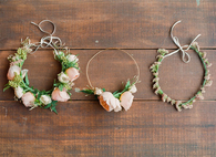 Whimsical flower crown