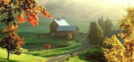 Beautiful Farm in the Fall