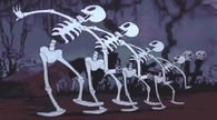 Dancing skeletons