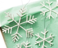 Pipe cleaner Snowflake Ornament