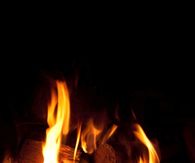 Wood fire