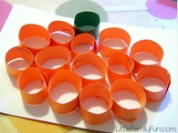 Paper roll pumpkin