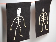 Glow in the dark skeletons