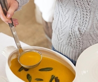 Curried butternut squash soup