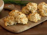 Parmesan cheddar chive biscuits