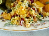 Fruit and pecan cornbread stuffing