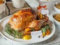 Citrus and herb roasted turkey and gravy