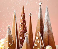 3D Gingerbread Trees