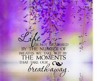 Life is not measured