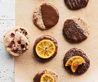Chocolate dipped trail bites