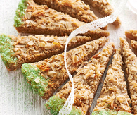 Toasty coconut wedges