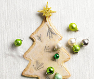 Rosemary scented evergreen cookies