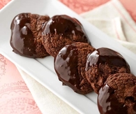 Chocolate dipped cookies