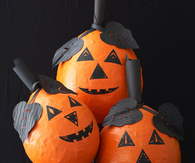 Papier Mache Pumpkins