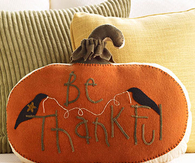 Fall pumpkin decorative pillow