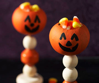 Pumpkin treat holders