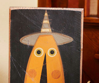 Pumpkin painting portrait