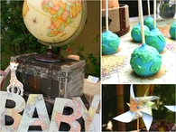 Around the world baby shower theme