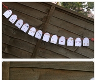 DIY Halloween Ghost Decorations