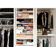 Closet organizing