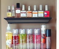 Fragrance shelves