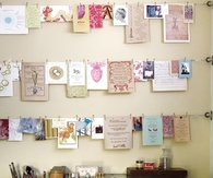 Hanging picture crafty organization