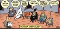 Halloween group therapy