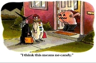 I think this means no candy