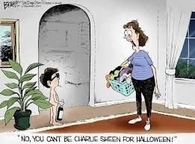 Charlie sheen for halloween