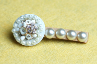 Cute Hair Clips with Beads