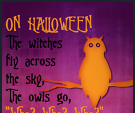 On Halloween