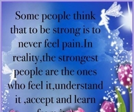 to be strong