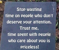 people who dont deserve your attention