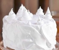 White ghost cake