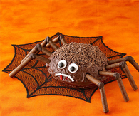 Chocolate spider cake