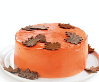 Fallen leaves cake