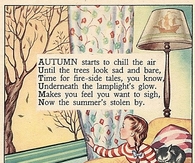 Vintage Autumn Poem