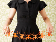 Spooky paper cutouts