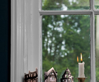 Mini ghost town candles