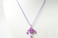 Purple Pendant Necklace
