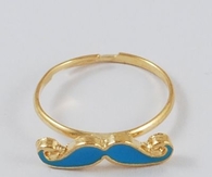 Iron Moustache Ring
