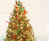 Santas workshop christmas tree