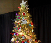 Colorful christmas tree