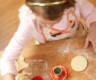 Christmas cookie decorating party