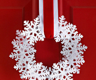 Snowflake wreath