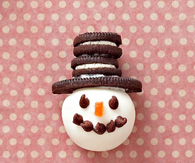 Snowman truffles