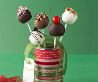 Holiday cake pops