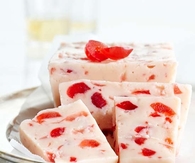 Candied cherry opera fudge